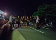 Patroli Rutin Polsek Janapria Antisipasi Kenakalan Remaja