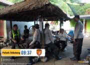 Polsek Sekotong Silaturahmi dengan Masyarakat Dusun Sayong Songkang, Antisipasi Gangguan Kamtibmas Pemilu 2024