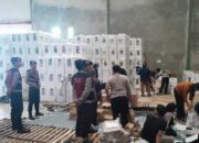 KPU Lombok Barat Bersinergi dengan Polres untuk Amankan Gudang Logistik Pemilu