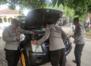 Kendaraan R4 Patroli Polres Lombok Barat Siap Amankan Pemilu 2024