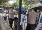Polisi Cek Kesiapan Kendaraan Patroli Sat Lantas Polres Lombok Barat untuk Pengamanan Pemilu 2024