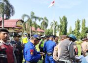 Satgas Banops Polres Lombok Barat Pastikan Kesiapan dan Kelayakan Peralatan PAM Pemilu 2024