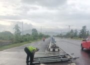 Jaga Kamtibmas, Subsatgas Gatur dan Patroli Polres Lombok Barat Antisipasi Laka Lantas dan Pelanggaran Lalu Lintas