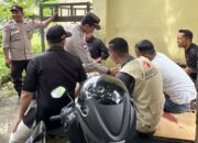 Satgas Preemtif Polres Lombok Barat Imbau Panwascam dan Supir Truk Gerung Tidak Terprovokasi Isu Hoax dan Money Politic