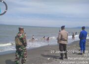 Polair Polres Lombok Barat Patroli dan Sosialisasi Pemilu 2024 di Pantai Cemare