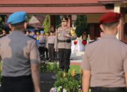 Polda NTB Gelar Upacara Kenaikan Pangkat Anggota Polri dan PNS Polri