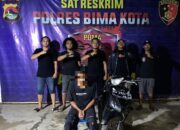 Kurang dari 24 Jam, Tim Puma 1 Polres Bima Kota Berhasil Mengungkap dan Menangkap Pencuri Sepeda Motor di Areal Persawahan Kodo