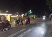 Polsek Bolo, Polres Bima Gelar Razia Malam, Jaga Kamtibmas  Jelang Pemilu