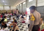 Karendal OPS OMB Didampingi Kasatgas Preventif  Polres Bima Cek Persiapan Personel di Kantor KPU dan Gudang Logistik KPU
