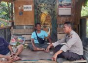 Kasat Binmas Bersama Peronel Sat Binmas Polres Bima Kota,  Himbau Kamtibmas Pemilu Damai 2024