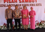 Pucuk Pimpinan Polres Bima Kota Berganti, AKBP Rohadi-AKBP Yudha Pranata Pisah Sambut