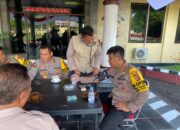 Pastikan Kesehatan Personel,Kasubag Ban OPS Dokes OMB Polres Bima Aktif Cek Kesehatan Personel