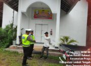 Satgas OMB Polres Loteng Patroli dan Pantau Obyek Vital Pemilu Pemilu.