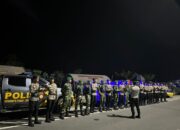 Ciptakan Pemilu Aman TNI-Polri Di Lombok Tengah Gelar Patroli Skala Besar.