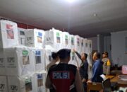 Kawal Demokrasi, Polsek Gerung Pantau Rapat Pleno Rekapitulasi Suara