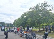Panwascam Gerung, PKD, dan Pol PP Tertibkan APK di Berbagai Titik Strategis