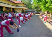 Jaga Kebugaran Personel Dalam Pelaksanaan OMB Bag SDM Polres Bima Gelar Tes Kesamaptaan Jasmani