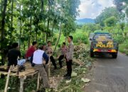 Patroli Dialogis OMB Jelang Pemilu Gencar Dilaksanakan Polsek Donggo