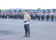 Pimpin Apel Kesiapan Pengamanan TPS, Kapolda NTB: Ini Simbol Kesiapan Personil