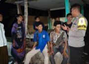 Bhabinkamtibmas Bagik Papan Dekati Pemuda Binaan Wujudkan Pemilu Damai