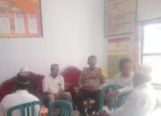 Menuju Pemilu 2024 Yang Damai, BKTM Polsubsektor Palibelo Sambangi Warga Melalui Jum,at Curhat.