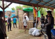 Dikawal Sat-samapta Polres Bima Pendistribusian Logistik Pemilu Tiba Dengan Aman di Kecamatan Soromandi