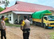 Waka Polres Bima, Laksanakan Pemantauan dan Monitoring di Gudang Logistik KPU Kabupaten Bima