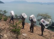 Polri Kawal Distribusi Logistik Pemilu di Pulau Terluar Bima NTB