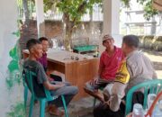 Pasca Pemungutan Suara, Bhabinkamtibmas Polsek Woha Sambangi Warga Bertajuk Jumat Curhat