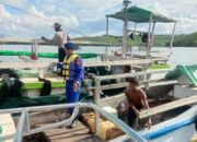 Pastikan Keamanan Perairan Teluk Bima Pasca Pemungutan Suara Pemilu Sat Polairud  Polres Bima Laksanakan Patroli Rutin