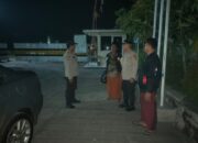 Patroli malam Polsek Jonggat Sasar Obyek Vital