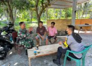 Bhabinkamtibmas dan Babinsa Desa Bagik Payung Timur Sambangi Warga Binaan Pasca Pemilu