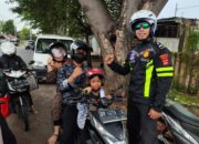 Hari Keempat Operasi Kelamatan Rinjani 2024 Polres Lombok Timur di Jalan Umum Pringgabaya-Khayangan