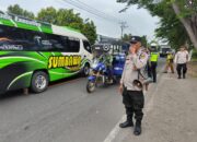 Operasi Keselamatan Rinjani 2024: Sosialisasi Tertib Berlalu Lintas di Jalan Umum Pringgabaya-Khayangan