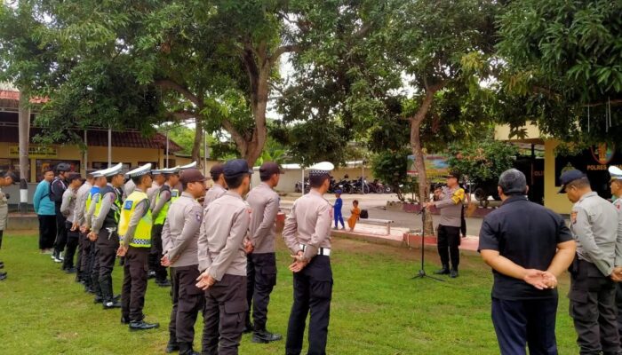 Siwas Polres Bima, Laksanakan Pengawasan dan Monitoring Apel Persiapan Operasi Keselamatan Rinjani 2024