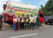 Kapolsek Monta Bersama WaDanramil 1608-07 Monta Kawal Langsung Kegiatan GPM Dinas Ketahanan Pangan Kabupaten Bima