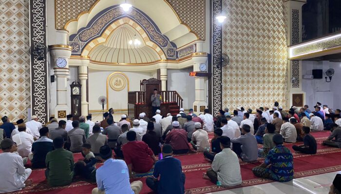Kegiatan Safari Ramadhan Polres Bima Kota Di Masjid Agung Almuwahidin Kota Bima
