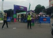 Polsek Rasanae Barat Polres Bima Kota Lakukan Pengamanan dan Pengaturan Lalu Lintas di Pasar Ramadhan Masjid Al-Muwahidin Kota Bima