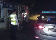 Personel Polsek Masbagik Jalankan Patroli Tengah Malam Guna Menjaga Kamtibmas