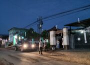 Jaga Konduisifitas Personel Polsek Montong Gading Lakukan Patroli Malam