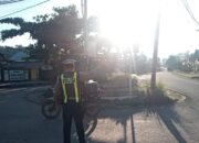 Polsek Sekotong Komitmen Ciptakan Kamseltibcar Lantas, Gelar Rawan Pagi Rutin