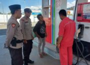 Antisipasi  Tindak Kriminal di Bulan Suci Ramadhan Polsek Bolo Laksanakan Patroli di Area SPBU