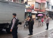 Cegah Kemacetan, Personel Pos PAM Sila Laksanakan Pengaturan  Arus Lalulintas