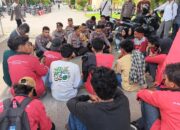 Potret Humanisnya Polres Bima Kota Hadapi Massa Aksi, Datangi Mako Polres Bima Kota