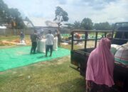 Kanit Binpolmas  Polres Dompu, Berikan Himbuan Kepada petani jagung