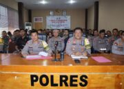 Polres Loteng Gelar Latihan Pra Operasi Ketupat Rinjani 2024.