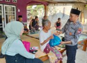 Polsek Prabarda Berikan Bantuan Paket Sembako Dan Layanan Pengobatan Gratis Bagi Lansia