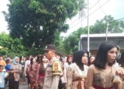Nyongkolan Aman Berkat Polsek Gerung, Musik Kecimol Iringi Langkah Pengantin