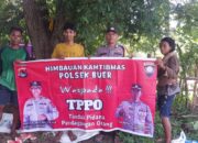 Bhabinkamtibmas Polsek Buer Ajak Warga Waspada TPPO