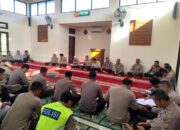 Personel Polres Bima Kota Laksanakan Binrohtal di Masjid Jabal Qubis